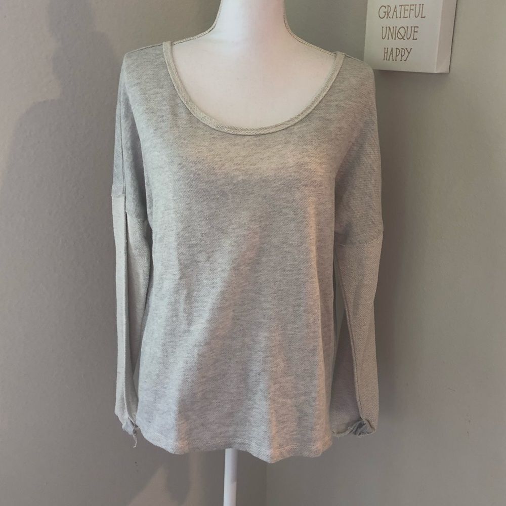 Ellison Gray Sweater w/ Crochet Back